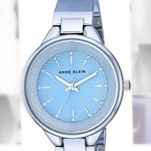 Swarovski Crystal Accented Resin Bangle Watch